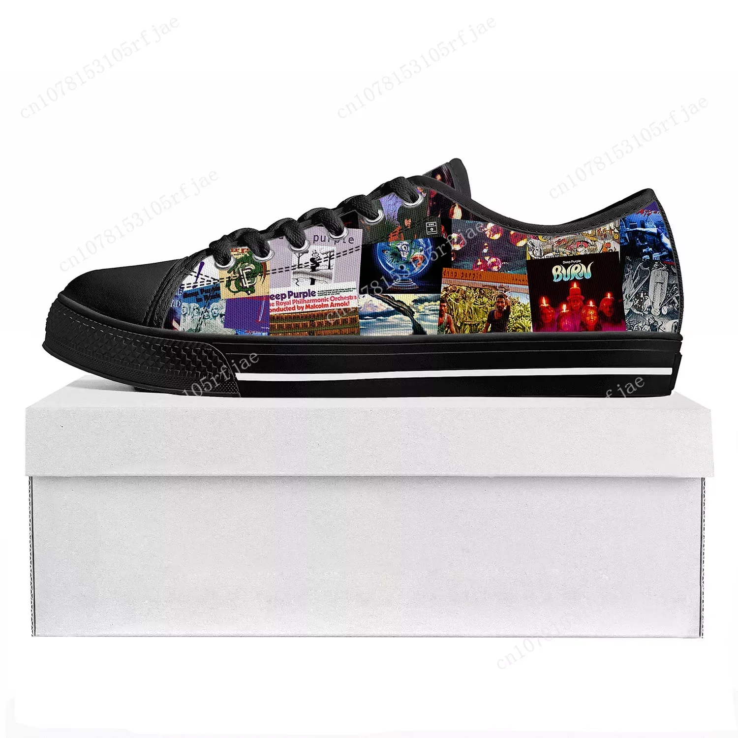 Deep Purple Heavy Metal Rock Band Low Top Sneakers Mens Womens Teenager High Quality Customize Shoe Canvas Sneaker Couple Shoes
