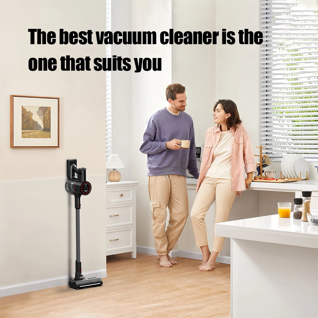 Latest Intelligent Stick Cordless Vacuum Cleaner & Floor Care Smart Upright Vacuum Cleaner for Carpet Hard Floor Cleaning