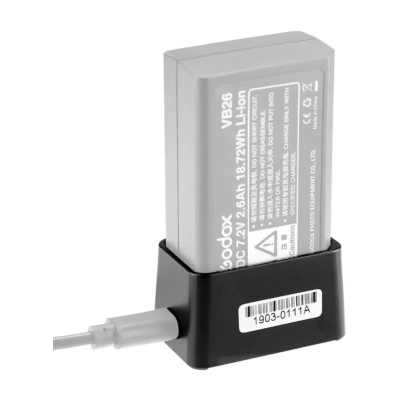 Cargador USB Godox VC26 para Flash V1 (sin batería)