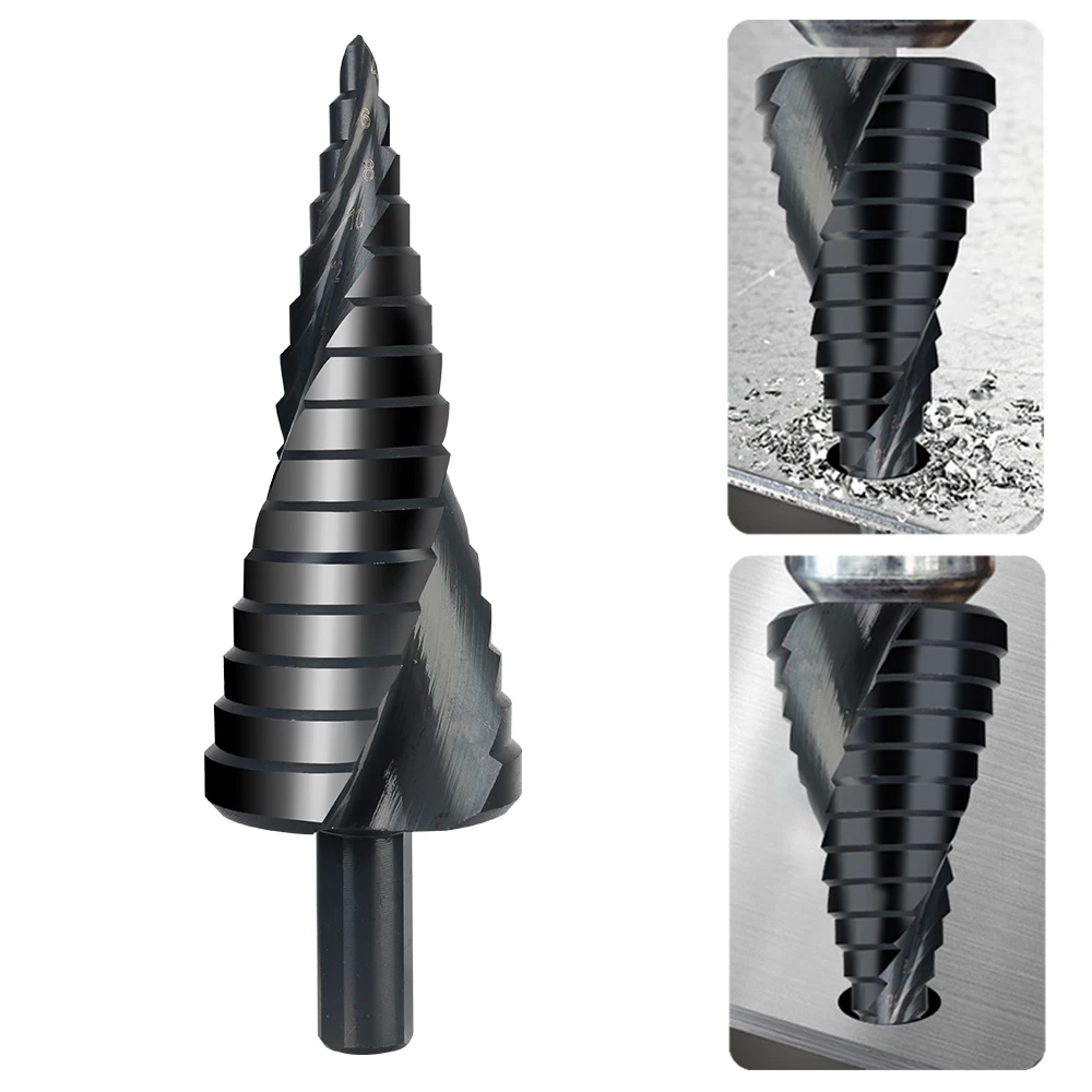 

3Pcs/set 4-12mm 4-20mm 4-32mm Titanium Coated Wood Metal Hole Cutter Core Drilling Tools Set High Speed Steel Spiral Drill Bits