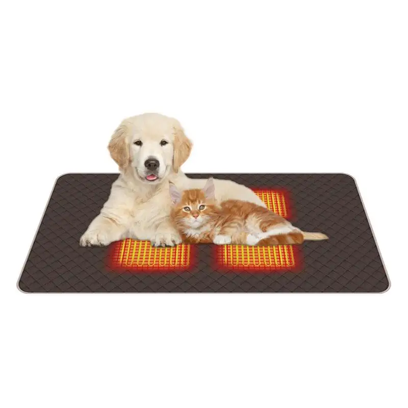 USB Heating Pad For Pet Winter Warmer Temperature Adjustable Intelligent Heating Mat For Cat Dog Nest Electric Heated Cushion