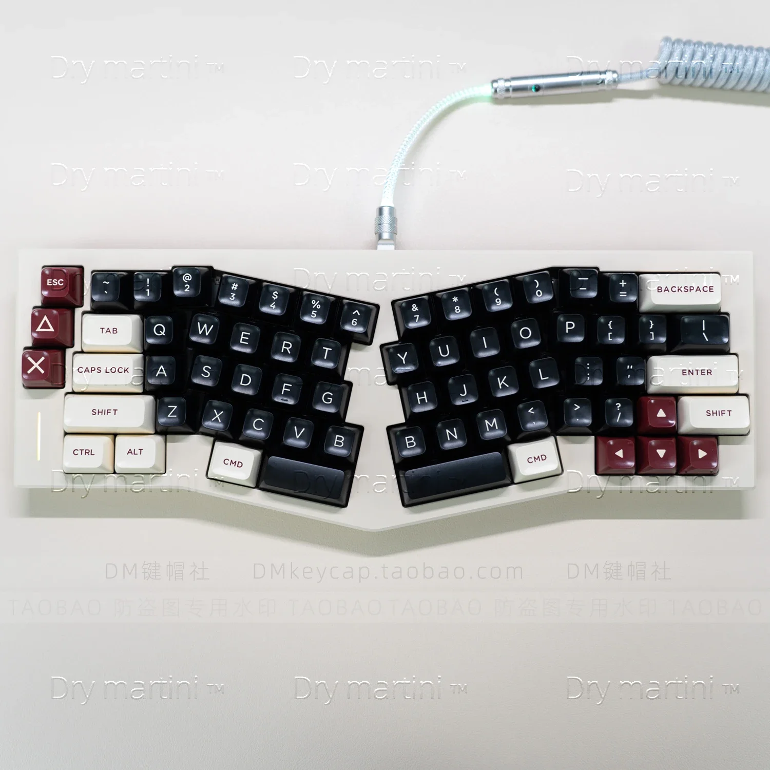 Roman keycap ASA ball cap two-color molding PBT two-color injection molding SA dark wind 68/75/87/98/100