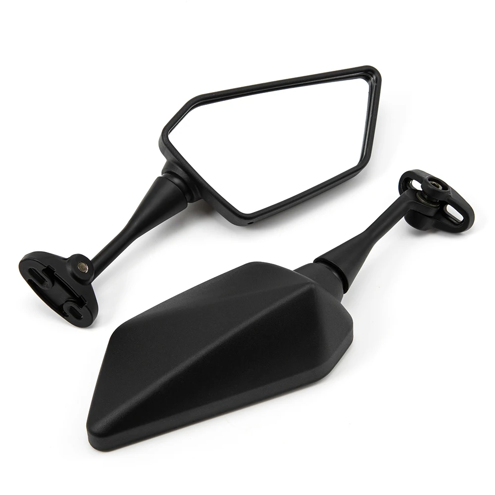 For HONDA CBR600 CBR900 CBR1000 Motorcycle Black Rearview Mirror Side Mirror Road race Horizon Motorcycle Accessories