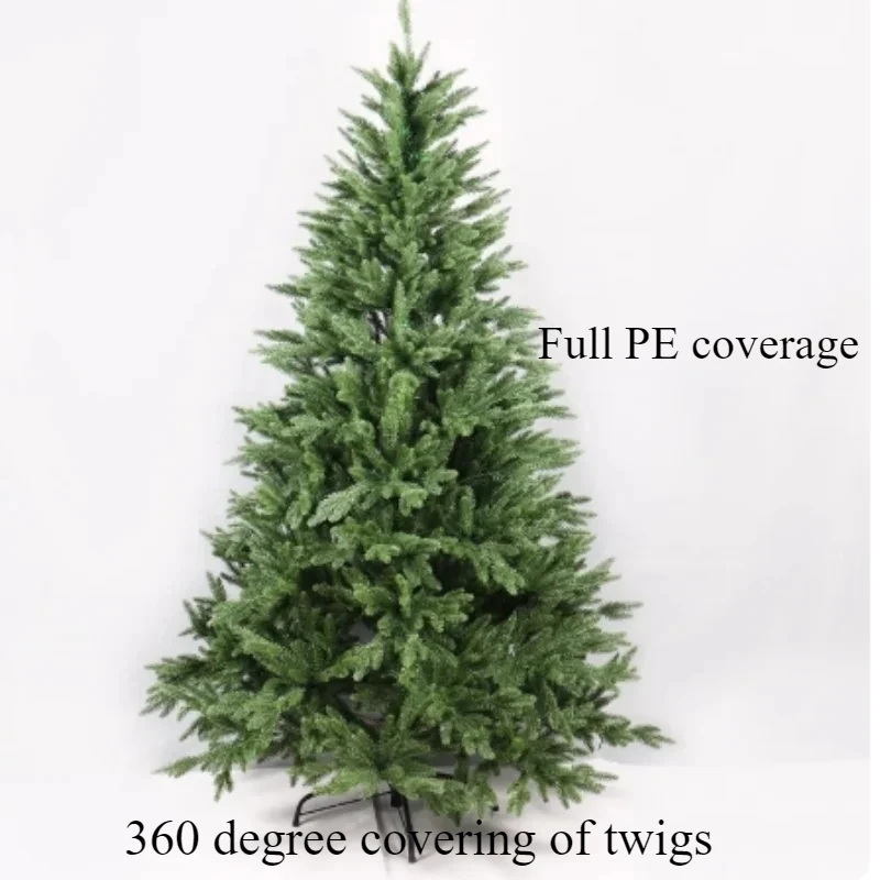 

Xmas Tree1.2-3.0m PE Material Large Christmas TreeGreen Home Holiday Decorations Shopping Mall Display Props