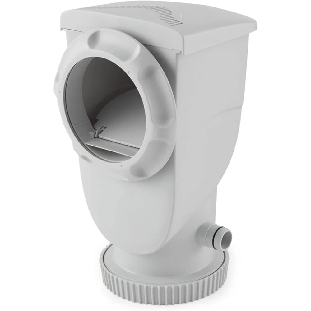 

SkimmerPlus 600GPH Skimmer Filter Pump System with 1.25" Circle Connection and Hose for Above Ground Swimming Pools