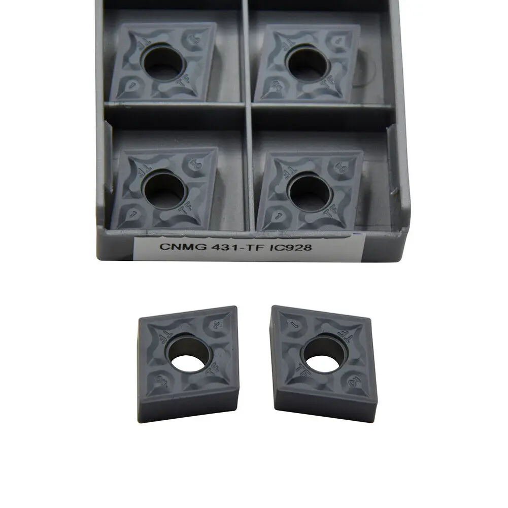 10pcs CNMG431-TF IC928 CNMG120404-TF IC928 Nouveau CNC Carbird Inserts