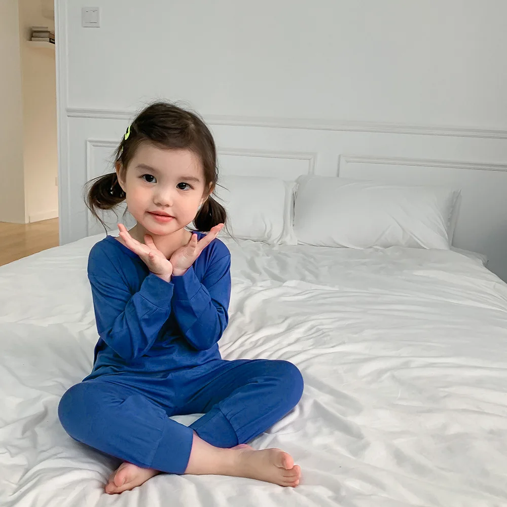 

Children's Clothing Children's Pajamas Baby High-waisted Loungewear Autumn New Set