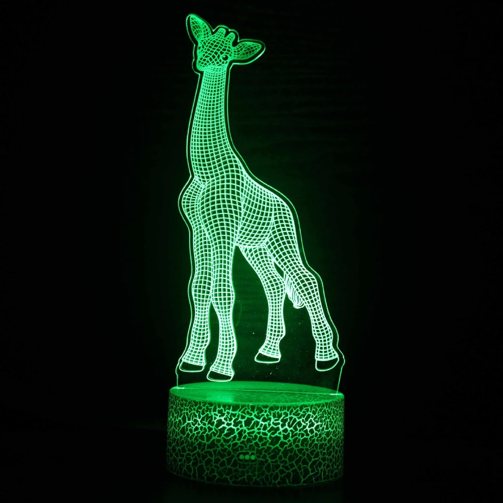 

Nighdn 3D Giraffe Lamp LED Night Light for Kids Room Decor 7 Color Illusion Table Lamp Chid Nightlight Gift for Girls Boys