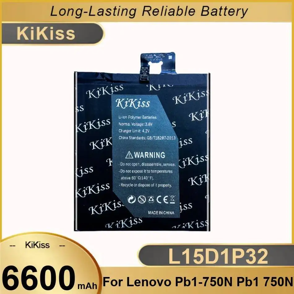 

For Lenovo PB1-750N High Performance Tablet Battery Capacity 6600Mah L15D1P32