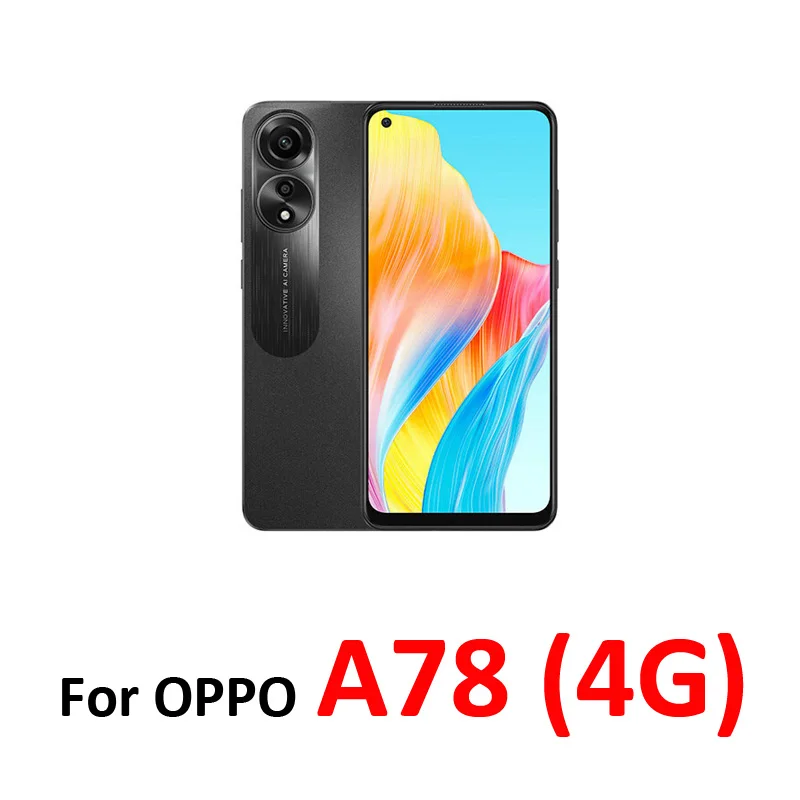 For Oppo A78 4G CPH2565 Phone New Housing Power Volume Button On Off Up Down Key Internal Flex Cable Parts Black Green