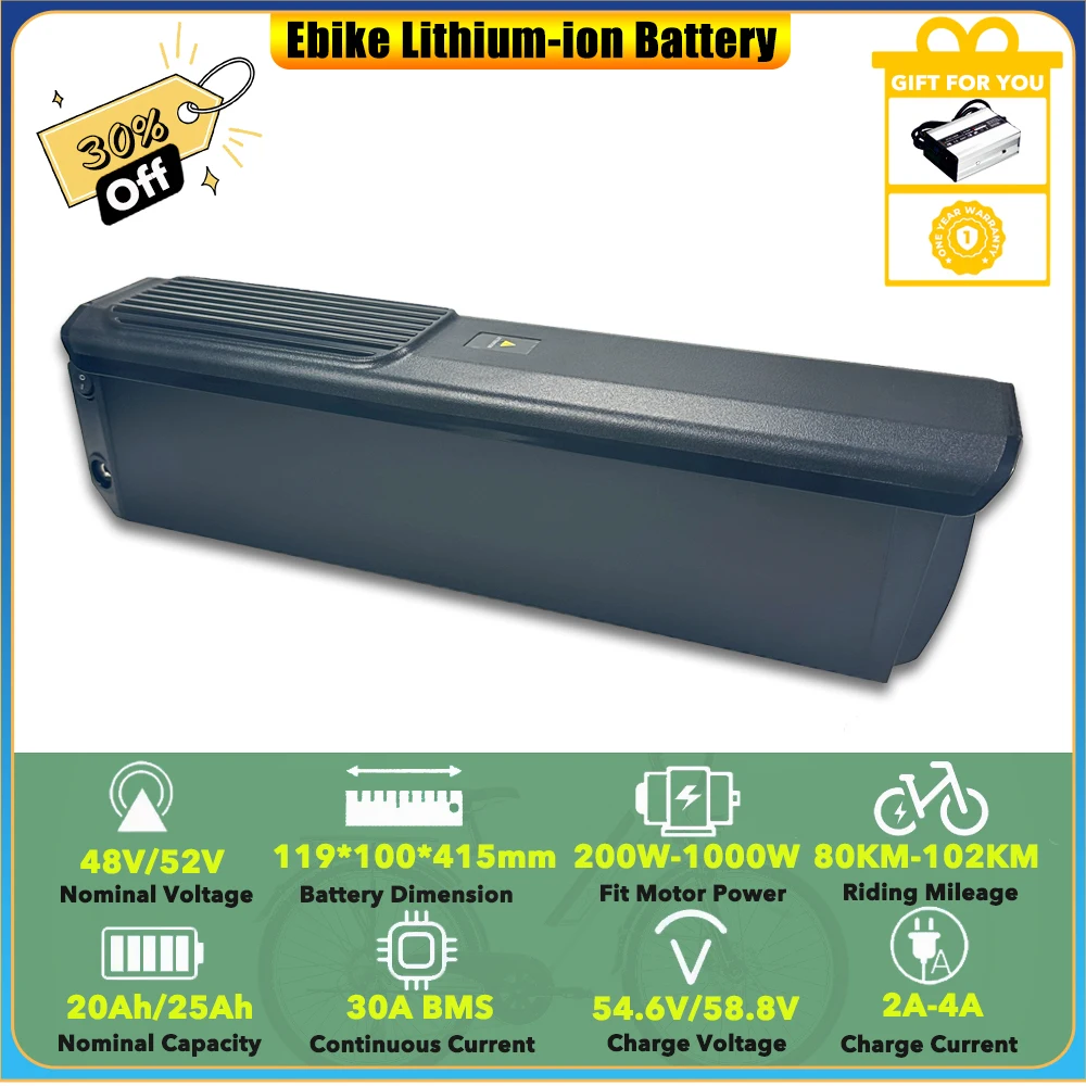 

Съемный литий-ионный аккумулятор 60 В, 20 Ач, 1200 Втч для ПРОВОДНОЙ модели Cruiser мощностью 1000 Вт, модель 2024+ и модель Freedom/Cruiser.