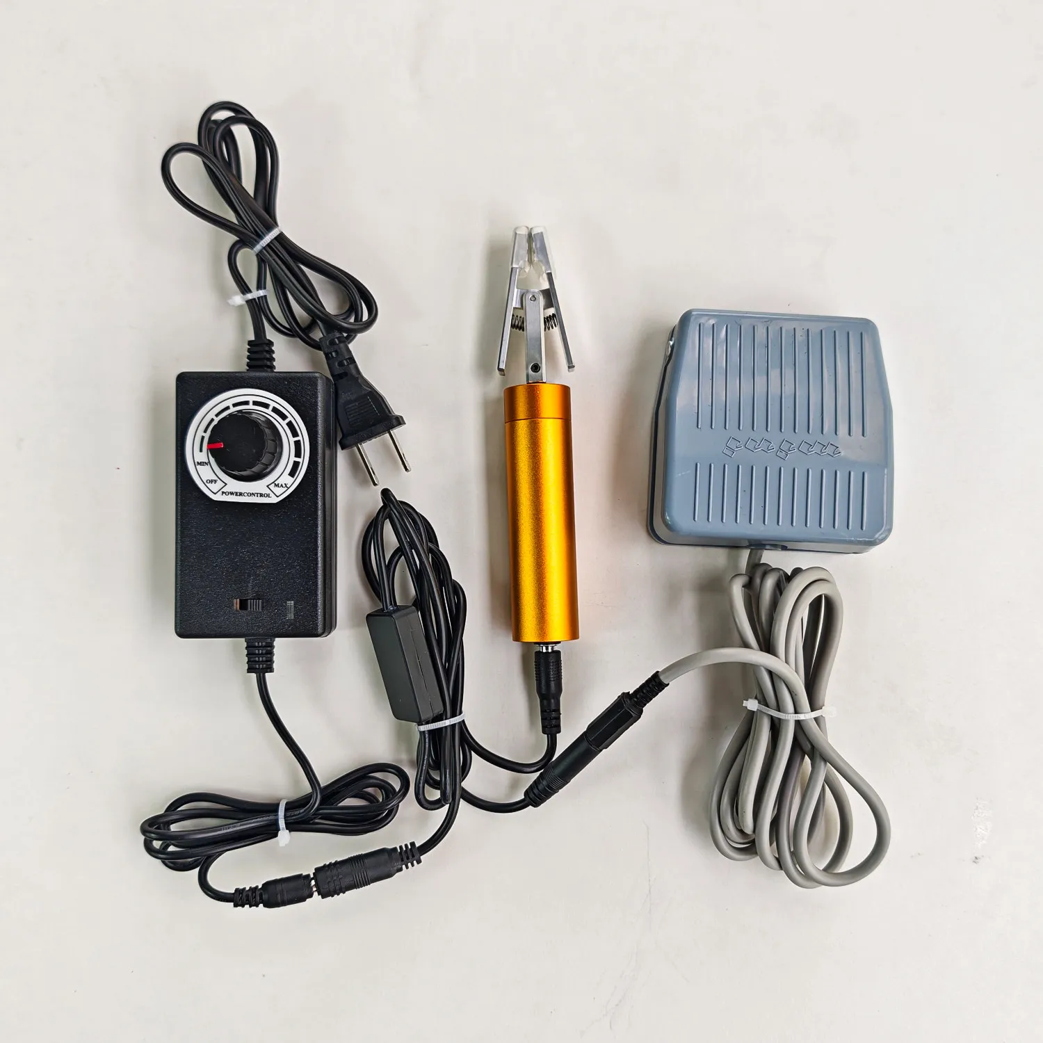 Simple Handheld Electric Twisting Machine with Adjustable Speed, Forward and Reverse Foot Switches To Control Shielded Wires