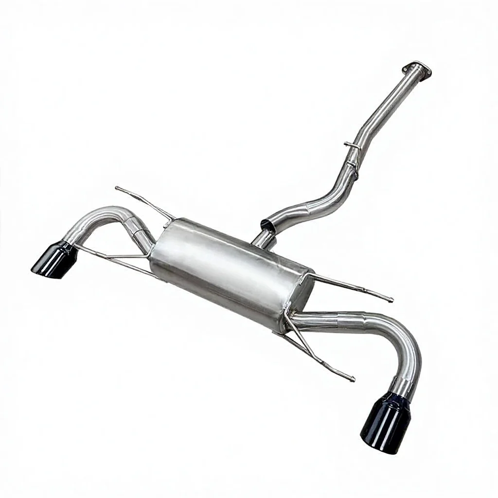 

High-performance cat Back Exhaust Pipe for Mazda RX-8 1.3 2003-2011 Stainless Steel Muffler Two Black Pointed Sports Car Sound