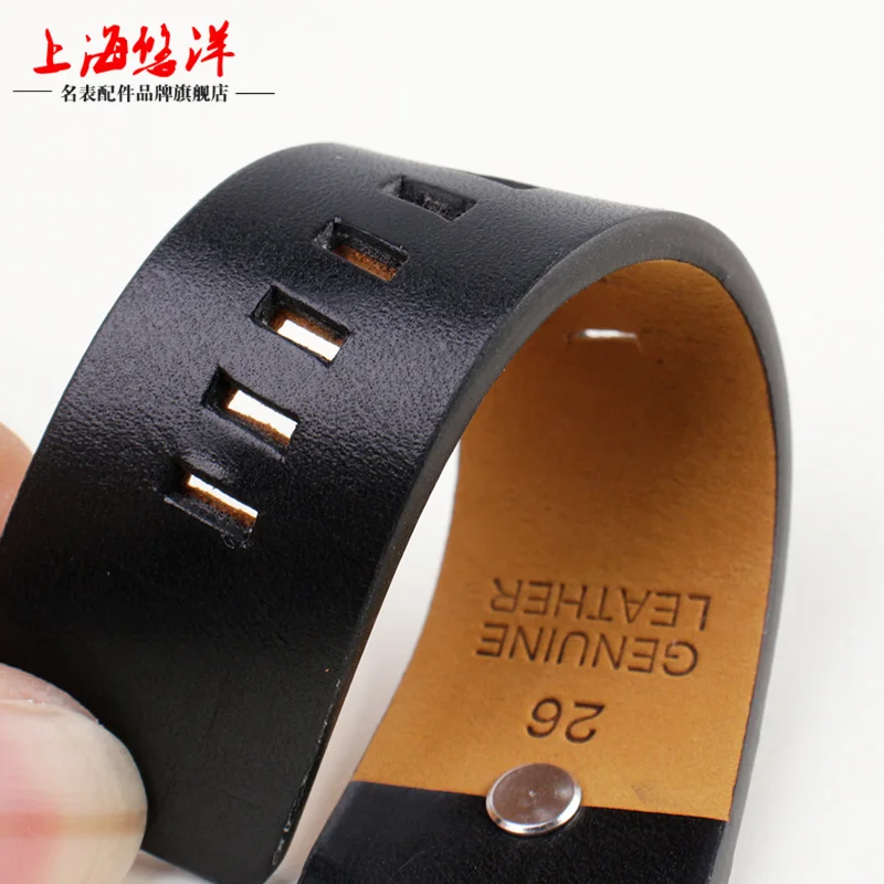 Cow Leather strap for DIESEL watchband fit DZ7312  DZ4323  DZ7257 with stainless steel pin buckle strap 22m 24mm 26 28 30mm band