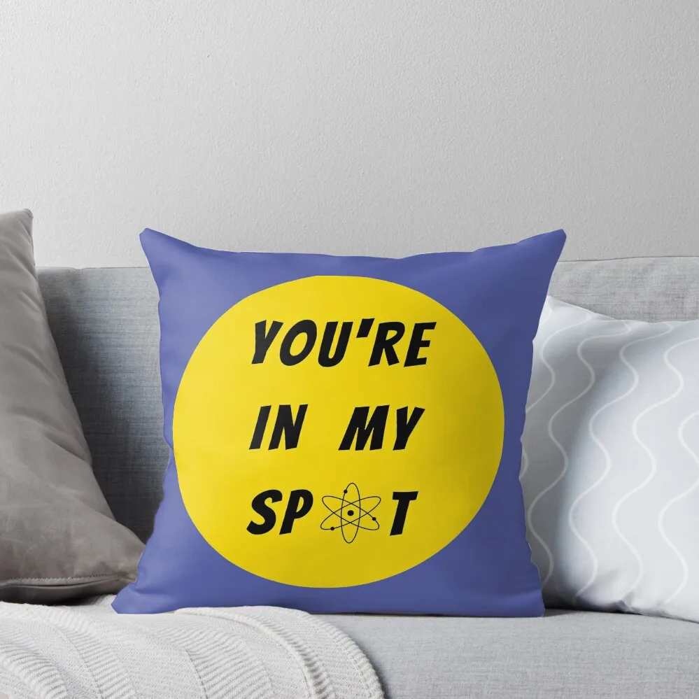 

You're in MY spot Throw Pillow Christmas Covers sleeping pillows Cusions Cover pillow