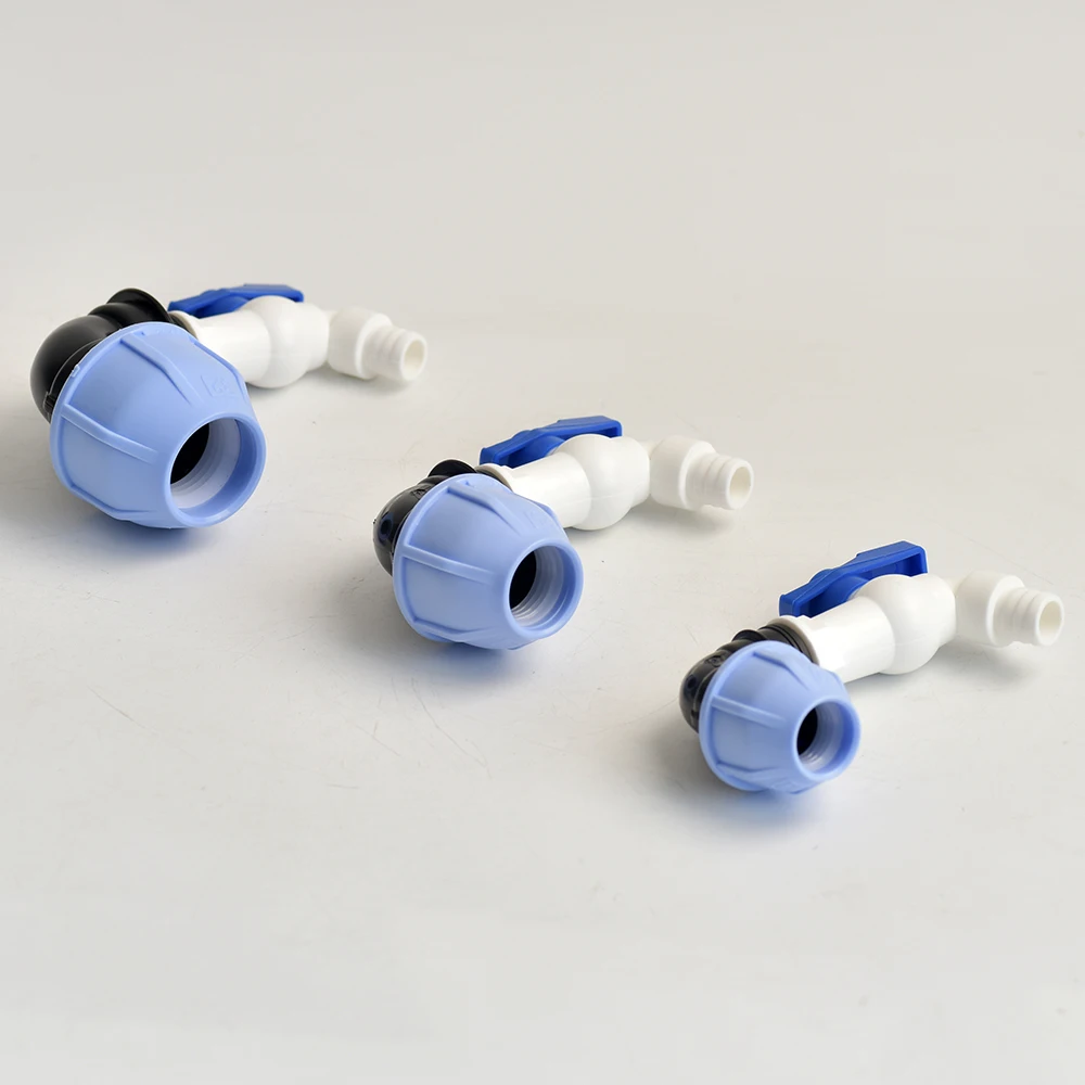 Garden Lawn Irrigation Hose Connector Kit, for O.D 20/25/32mm PVC PE Tube Elbow Fitting, Quick Connector for Gardening