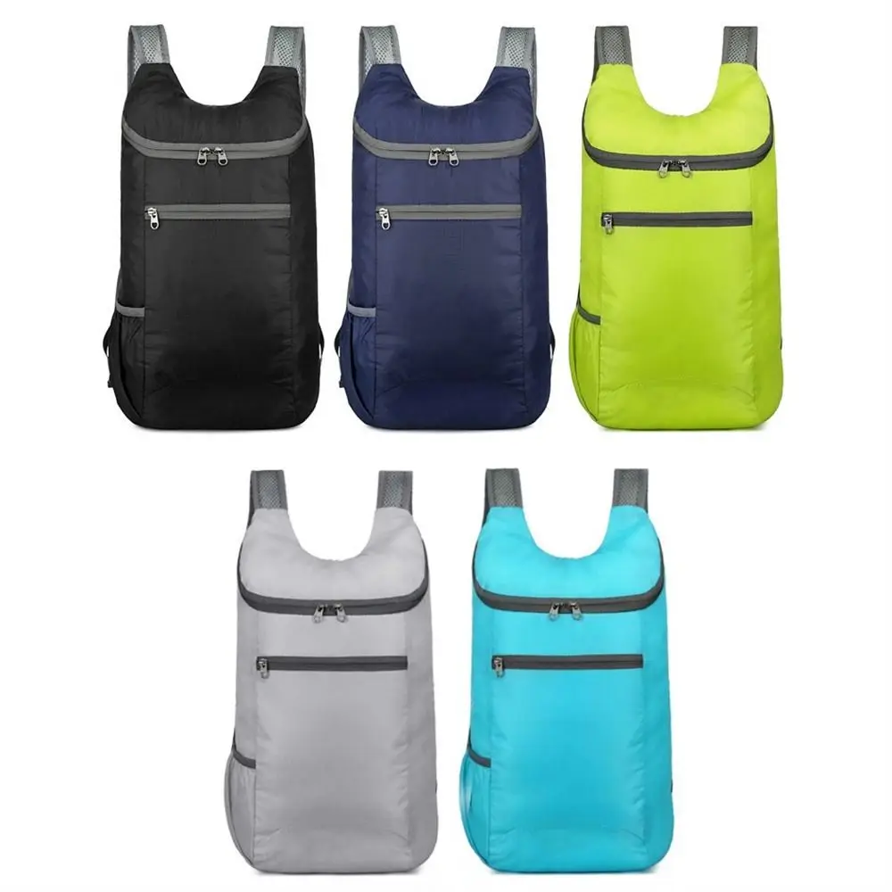 Mochila Mochila plegable impermeable Mochila plegable ultraligera plegable Mochila de camping de 15 litros para senderismo ciclismo