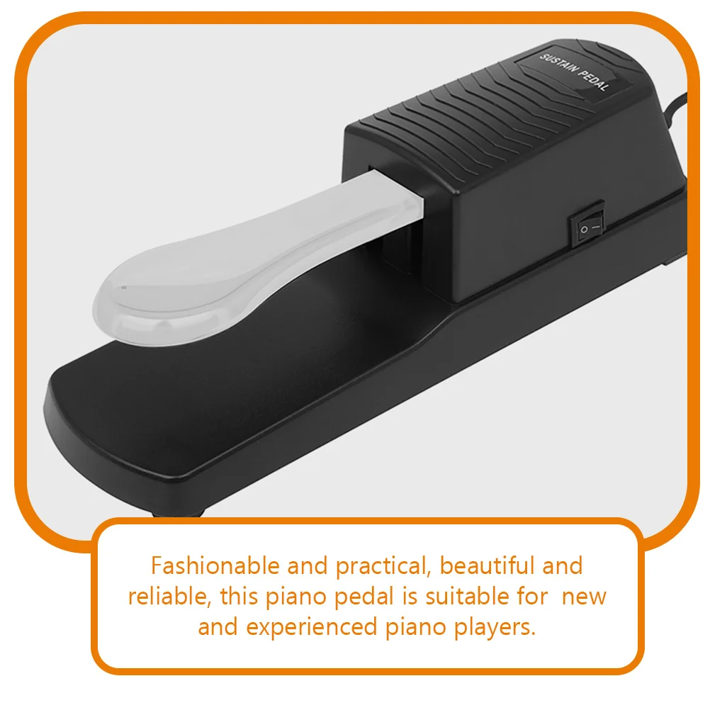 

Sustain Pedal Damper for Keyboard Piano Accessories Electric Foot Control Electronic Abs