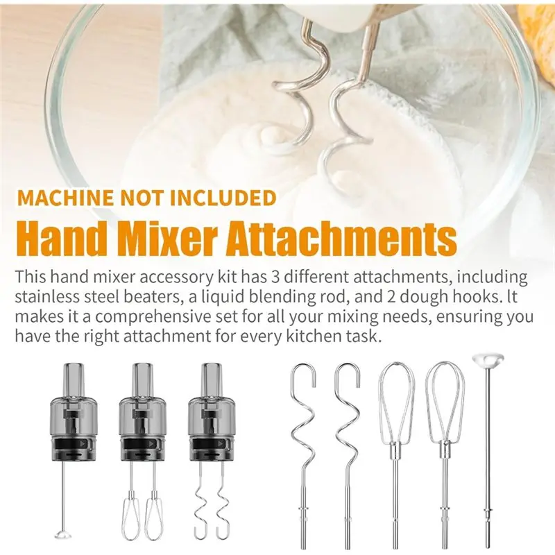 [B25B!】 For Kitchenaid Hand Mixer Attachments Manual Mixer Replacement Parts Hand Mixer Attachments