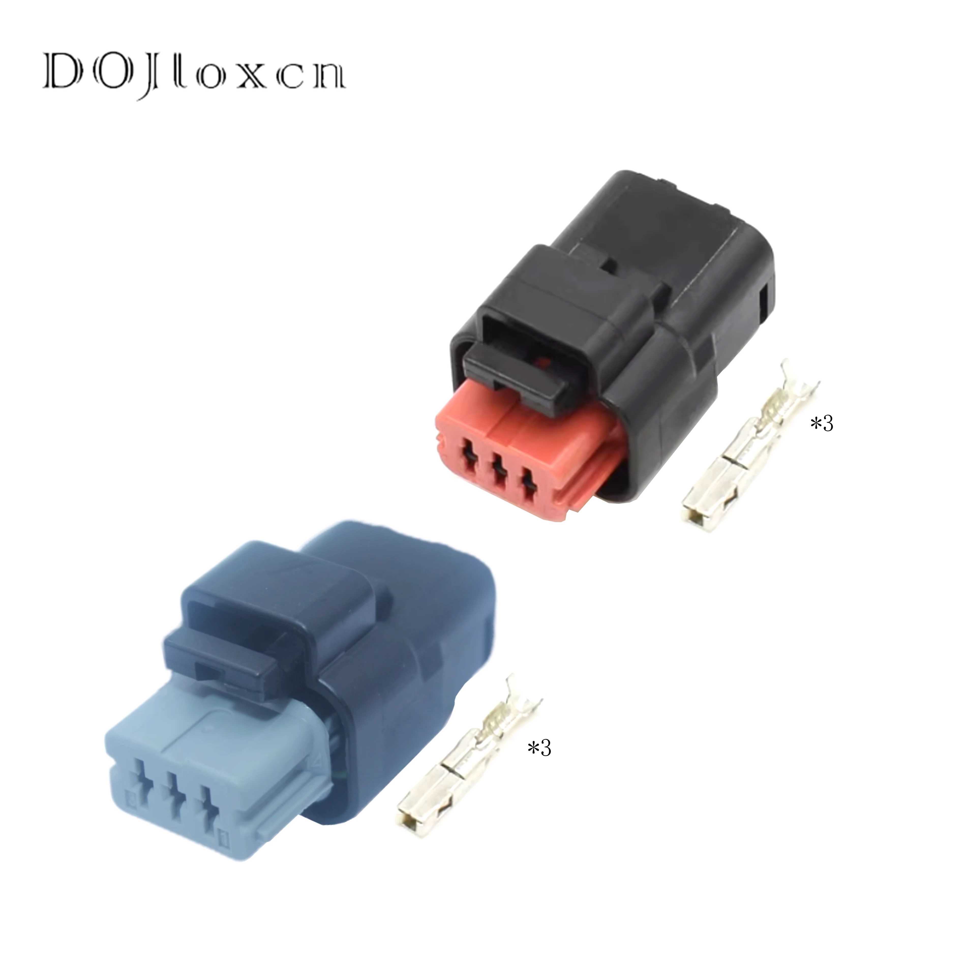 3 Pin 1.6 HDI Water Temperature Sensor Camshaft Position Sensor Plug Car Rail Pressure Sensor Connector For Ford Peugeot Citroen