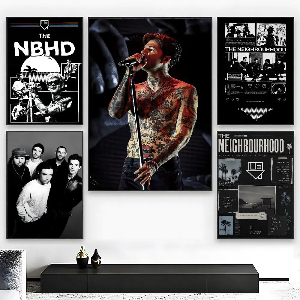 Alternative Rock Band T-The Neighbourhood Poster Wall art print art suitable for living room bedroom bar parlor home decor gift
