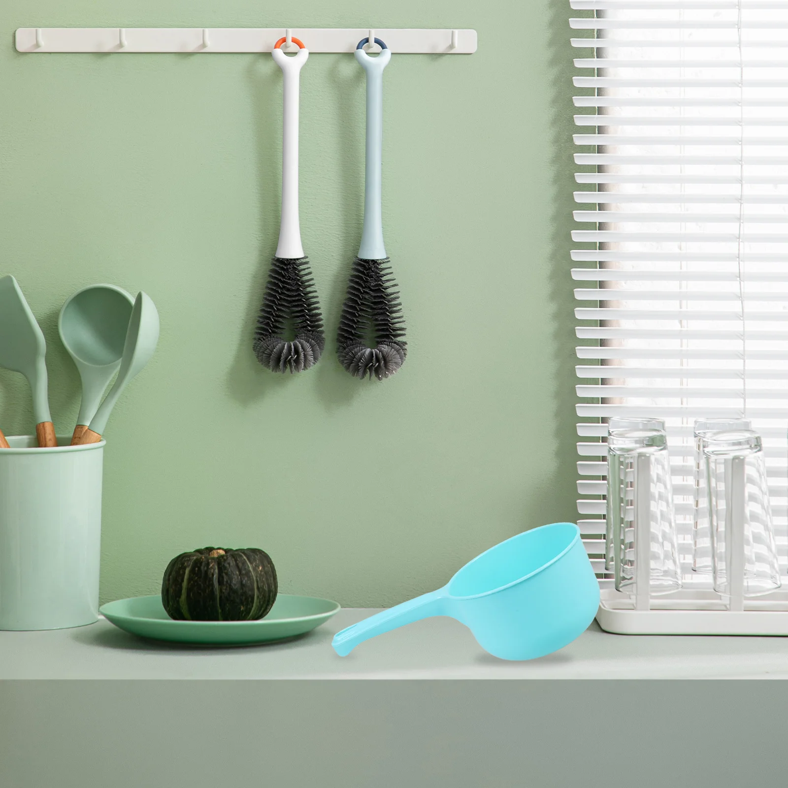 

3Pcs Water Ladle Professional Kitchen Water Scoop Bathtub Dipper for Home Bathroom Shower Garden Tool Household Gadgets Set