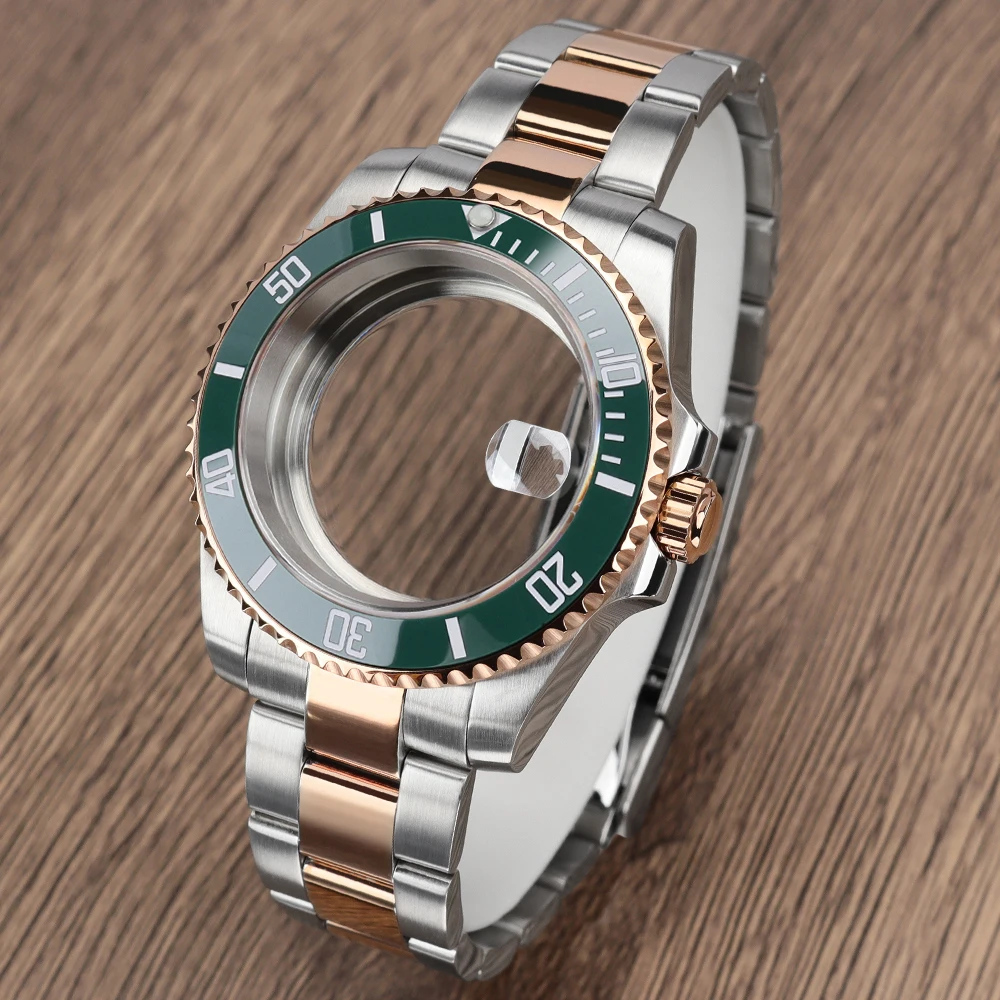 

40mm 20ATM Diving watches metal casing for NH35 NH36 NH70 NH72 4R36 4R35 7S26 Miyota 8215 ETA2824 PT5000 Movement Sapphire glass