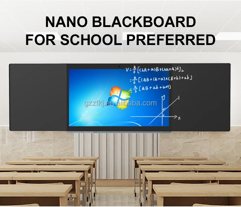 75 Inci Semua Dalam Satu Layar Sentuh Tv Pengajaran Cerdas E-papan Tulis Lcd Nano Papan Tulis Cerdas