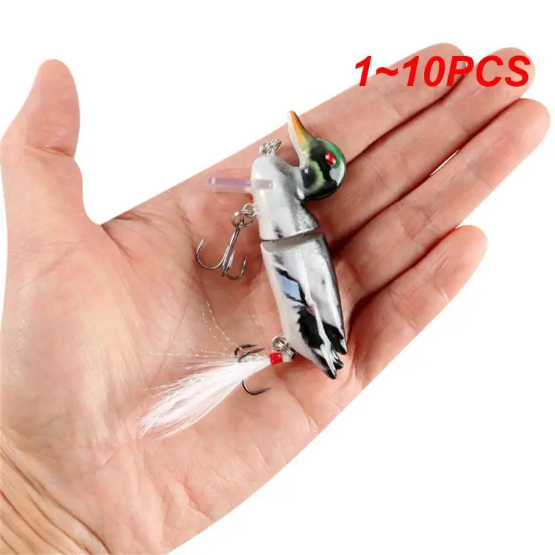 

1~10PCS Duck Multi-section Bait Fishing Lure Artificial Multi-section Bait Fishing Tools Floating Artificial Bait Simulation