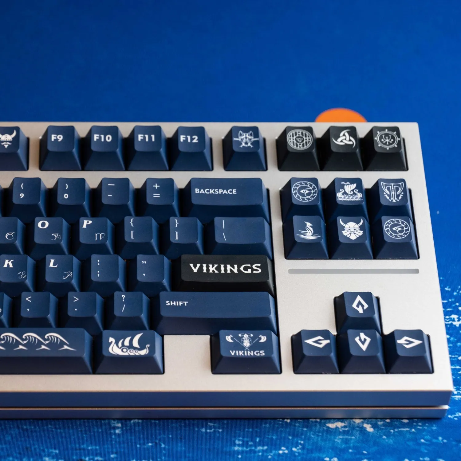 

172-Key Complete Set Of Nordic Dark Blue Simple Keycaps Viking Cherry PBT Five-Sided Sublimation For Mechanical Keyboard Keycaps