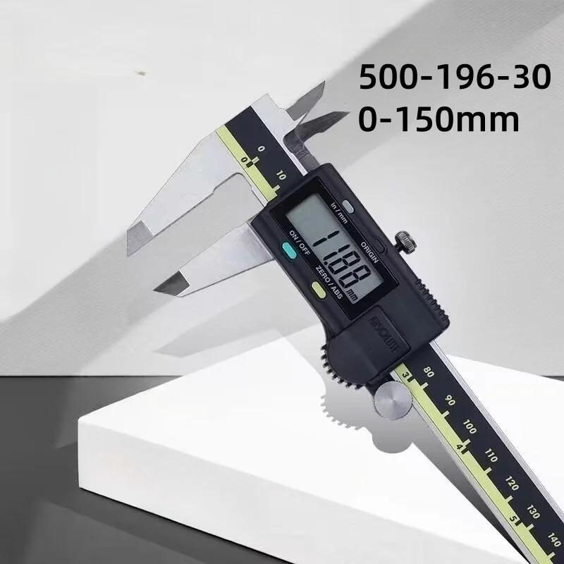 デジタルキャリパー-lcd電子ノギス-6インチ-8インチ-12インチ-0-150mm-0-200mm-0-300mm-500-196-30-測定ツール-ステンレス鋼