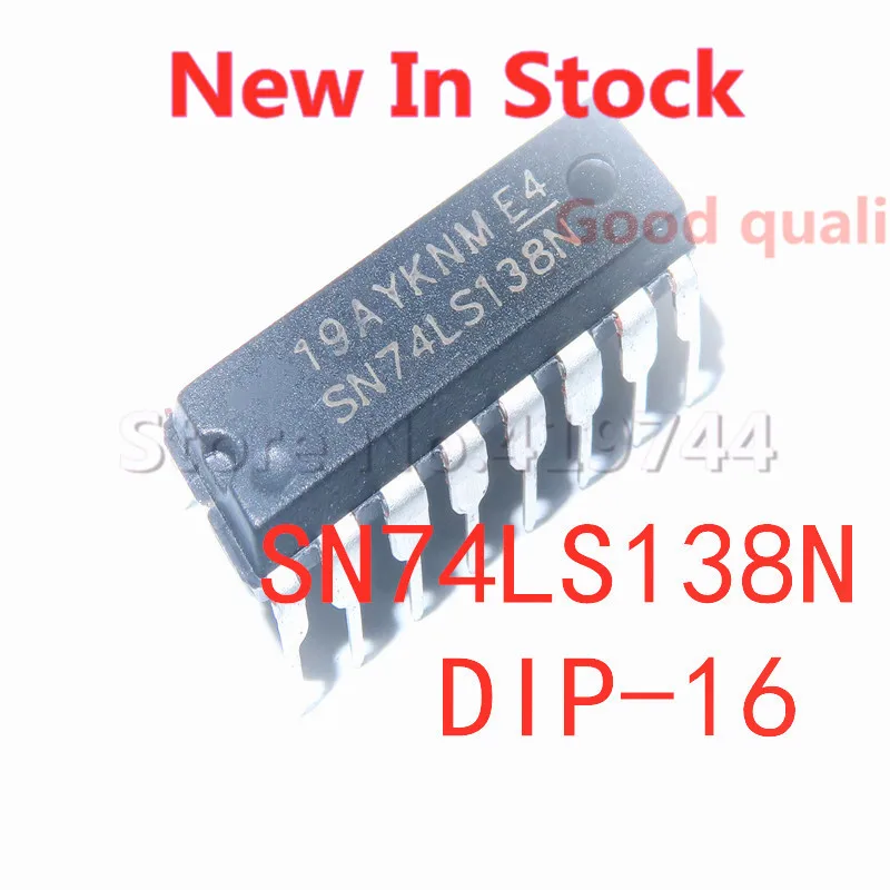 5PCS/LOT SN74LS138N HD74LS138P 74LS138 DIP-16 Decoder Reworker In Stock NEW Original IC