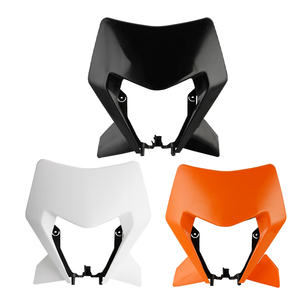 

Motorcycle Headlight Mask Plate Plastic Kit For KTM XC SX SXF XCW 125 To 500 SMR 2024 Dirt Bike Enduro Motocross