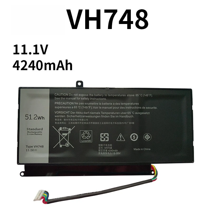 Compatible with De Ll VH748 Vostro 5460 5470 5560 14 5439 P41G High-Quality Laptop Battery
