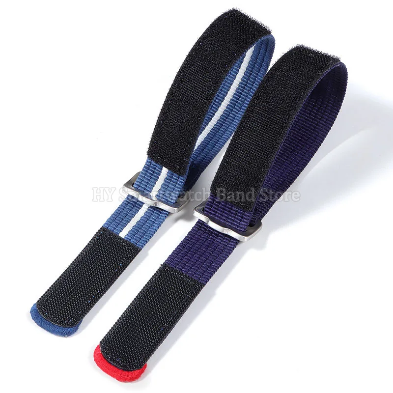 النايلون حزام ساعة اليد ل Seiko ل رولكس 20 مللي متر 22 مللي متر المعصم الفرقة ل تيودور العسكرية الرياضة سوار الرجال النساء استبدال حزام ساعة اليد