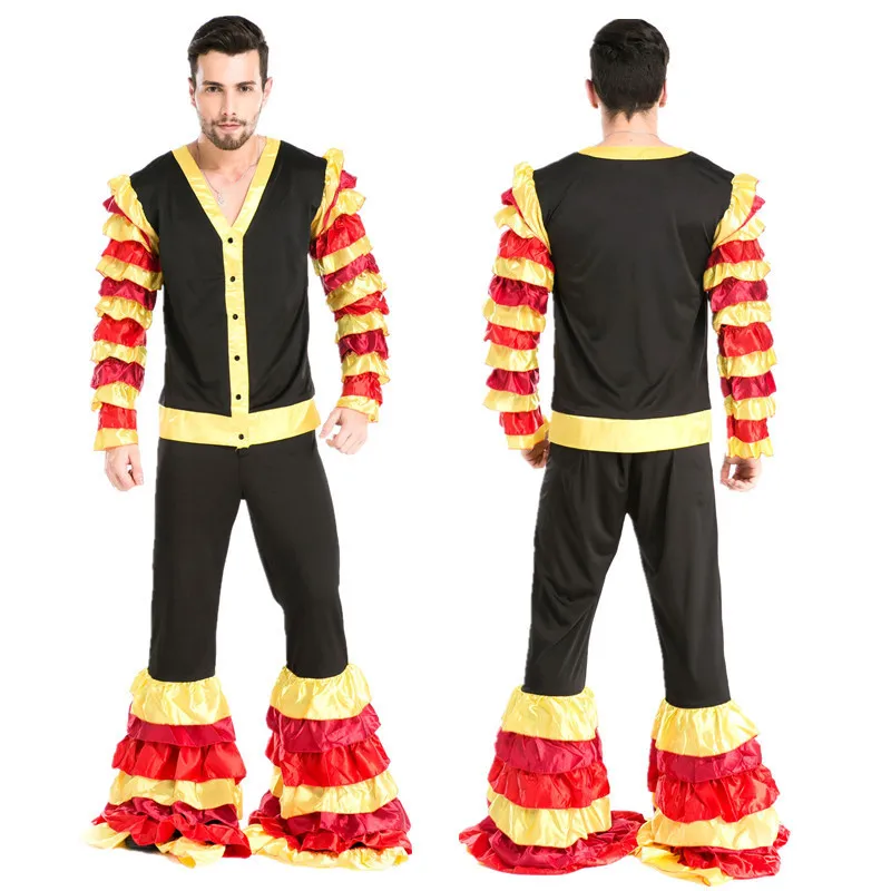 

Костюм на Хэллоуин: Африканский племенный барабанщик, косплей, мужской наряд, костюм клоуна, костюм дрессировщика животных