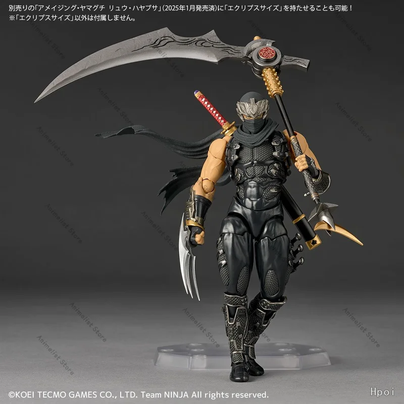 Original Kaiyodo Ryu Hayabusa  Action Figure Ninja Gaiden 3 Razor'S Edge Revoltech Amazing Yamaguchi Collection Model Toy Gift