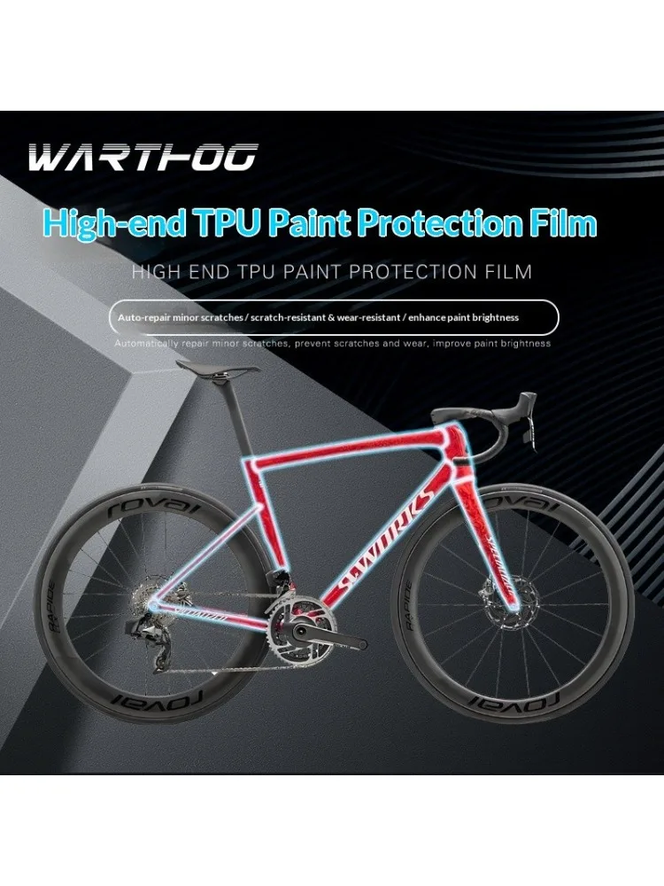 AliExpress NONE WARTHOG Road bike frame sticker for SPECIALIZED S-works SL8 film Protect cover TPU