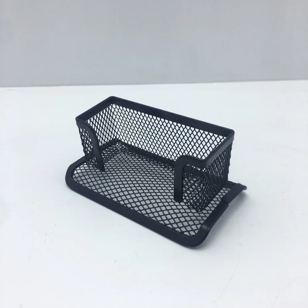Display Bracket Mesh Card Metal Holder Metal Mesh Durable Business Card Display Stand Creative Metal Name Card Display Holder