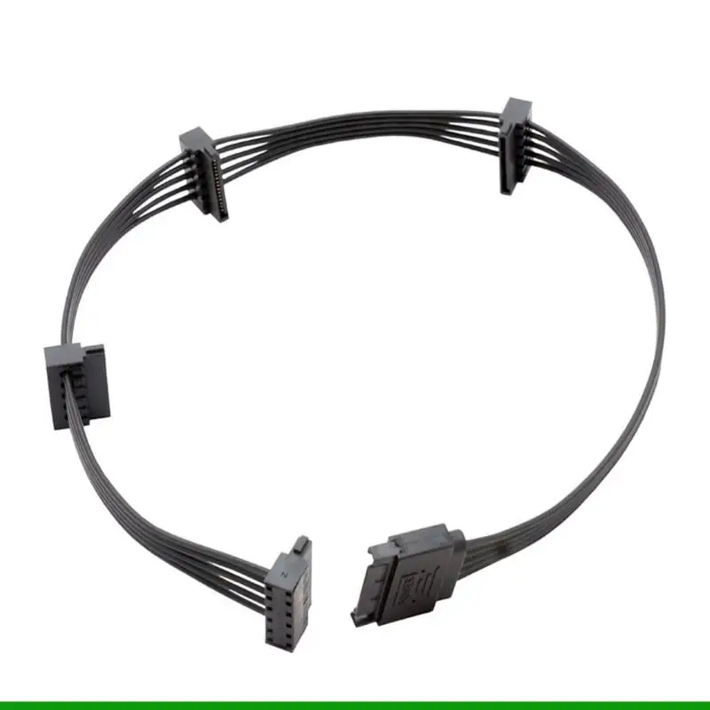 

U55C 15Pin Line Splitter Computer Serve Hard Disk Expansion Cable 15Pin to 3/4/5