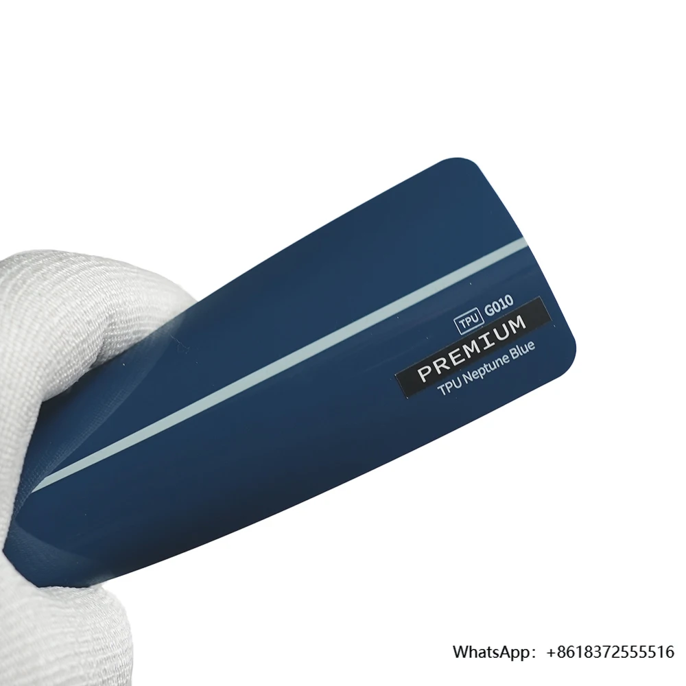 

HEY FILM Color Card Colored Paint Protection Film TPU Midnight Blue PPF Car Color Change Film Automotive Wrap PPF