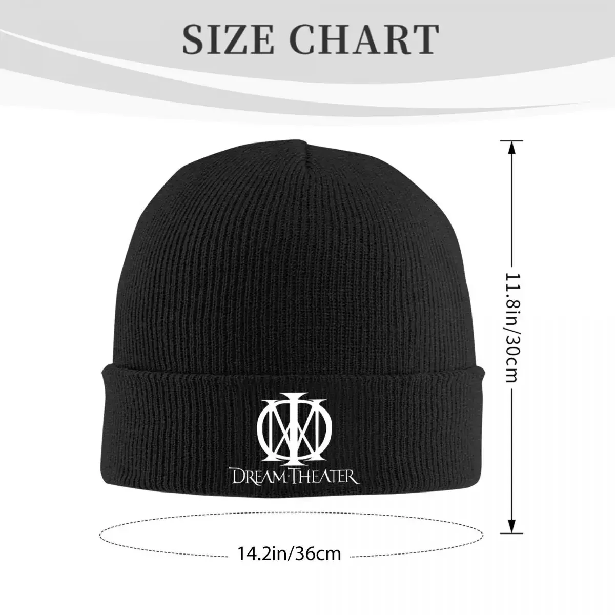 Dreams Theaters Logo Beanie Hats Bonnet Hats Female Male Y2K Cool Kpop Knit Hat Autumn Custom Warm Soft Caps