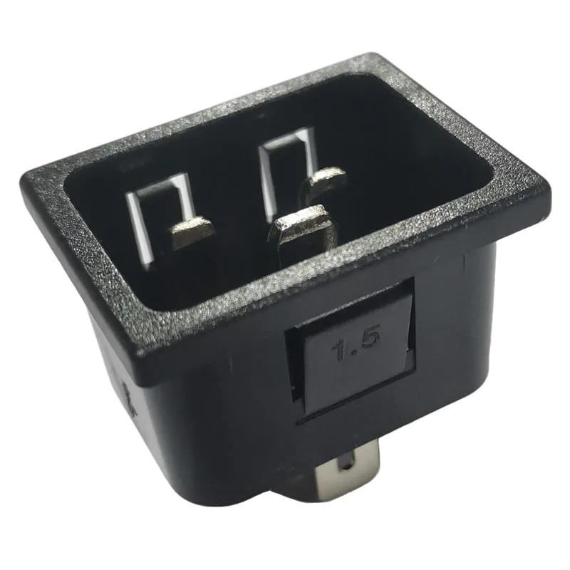 2PCS Black 16A 250V IEC320 C19 C20 universal Panel Mount Power Adaptor Plug connector socket PDU/UPS Industrial AC power socket