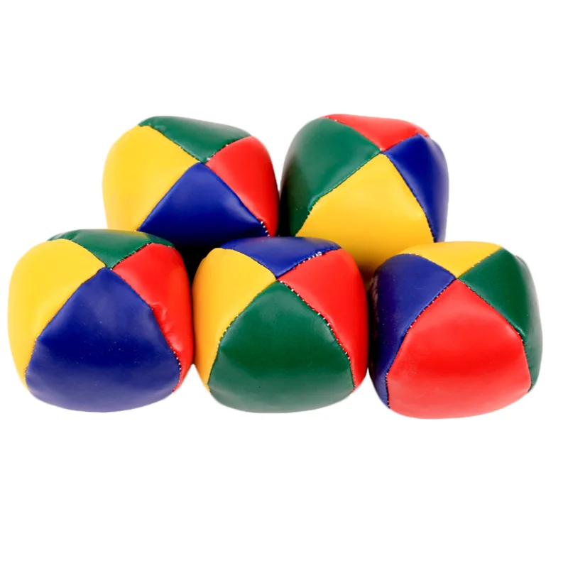 PVCjuggling bola bolsa de arena al aire libre multicolor principiante 1/3/6/12 bolsas de arena juguete de aprendizaje circular suave duradero circo niño adulto