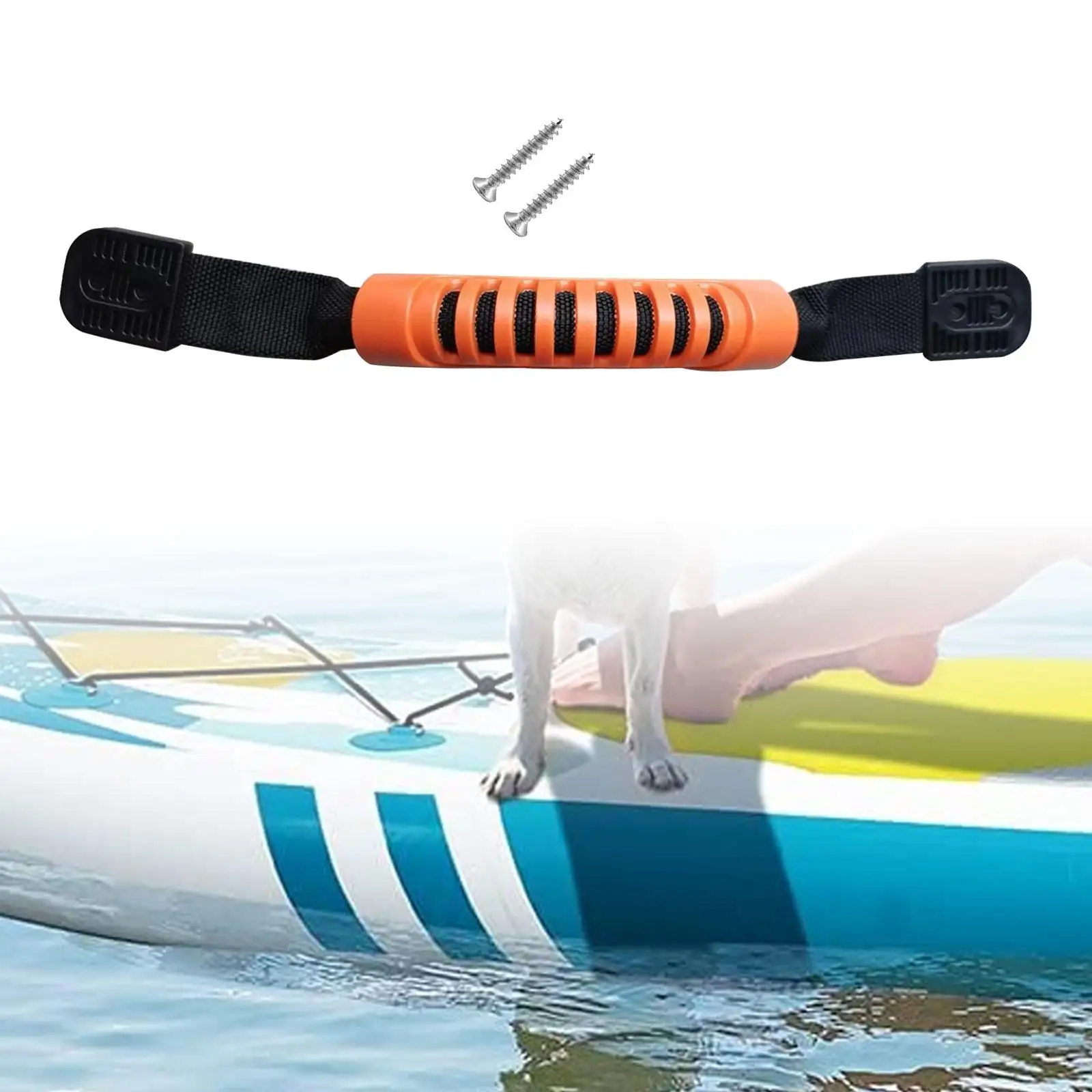 

Generic Kayak Carry Handle Sturdy Accessories Easy to Install Webbing Handle