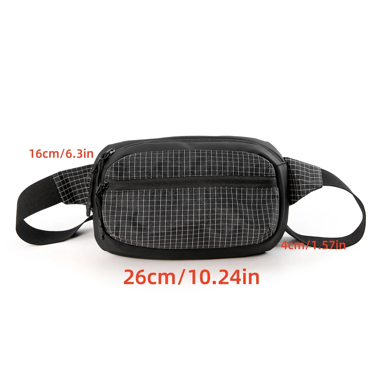 حقيبة كروس عالمية جديدة للرجال والنساء حقيبة رياضية أنيقة حقيبة كتف مفردة غير رسمية ومتعددة الاستخدامات مع حزام الخصر