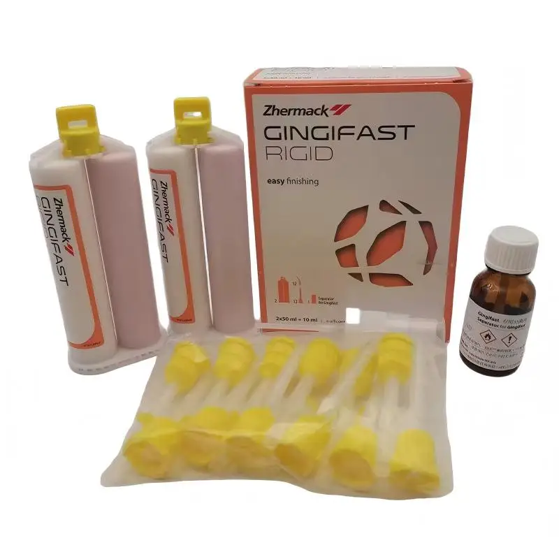 

1 Set Zhermack Dental PERFIT A Silicone Gingifast Elastic for Gingival Duplication VPS Silicone Material for Technician Lab