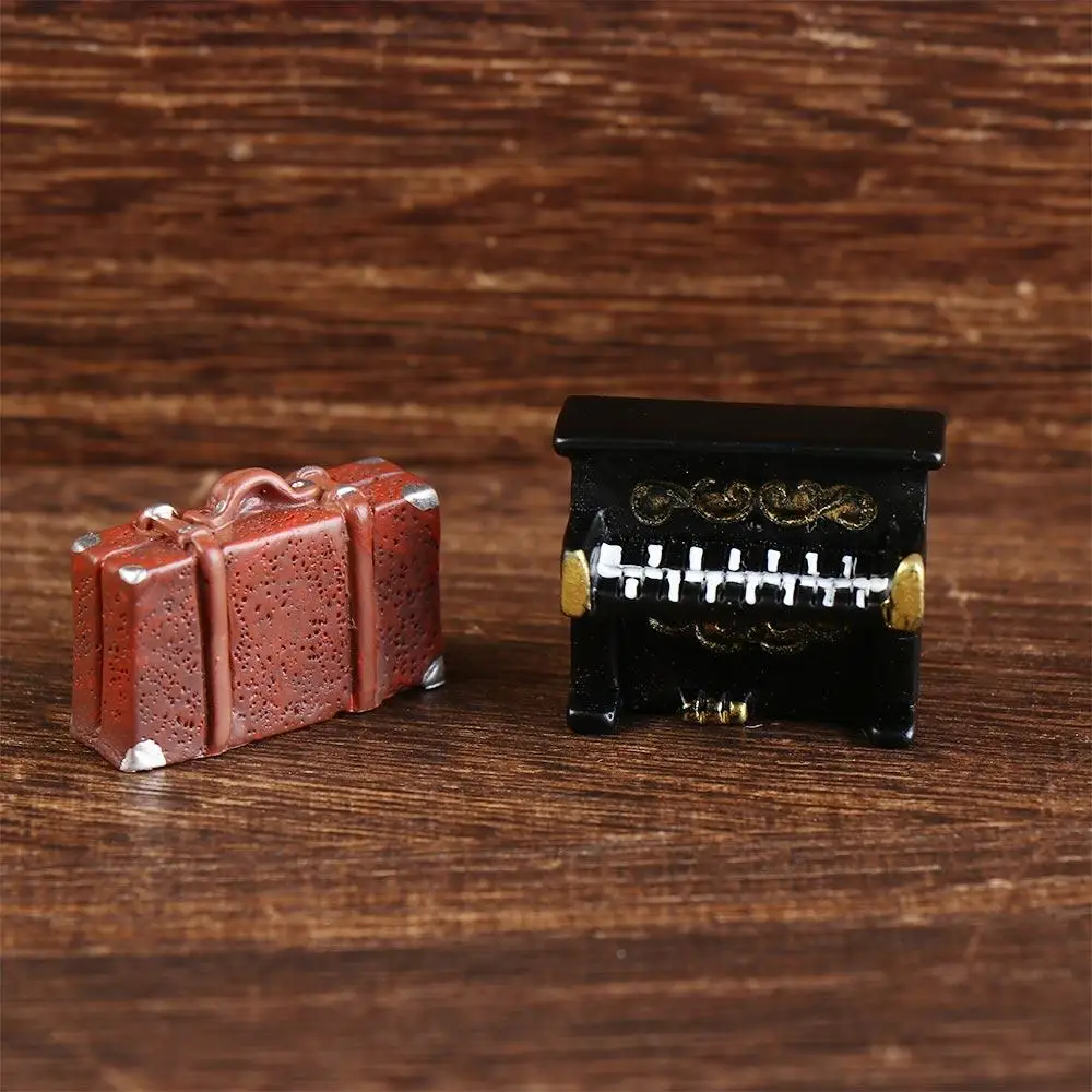 Woondecoratie Retro Nostalgisch Beeldje Poppenhuizen Figuur Retro Camera Miniaturen Model Mini Miniatuur