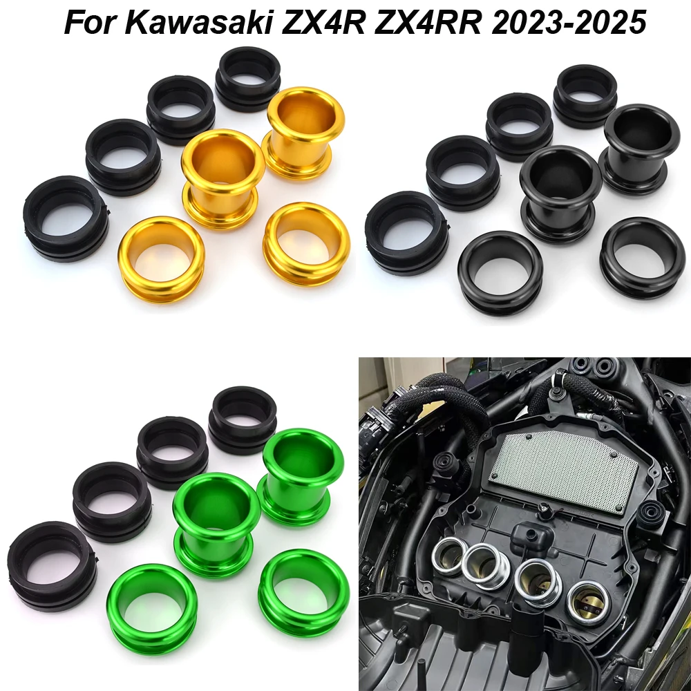 

Motorcycle Wind High Flow Airbox Accessories Air Intake Cup For Kawasaki ZX4R ZX4RR ZX 4 RR 2023 2024 2025