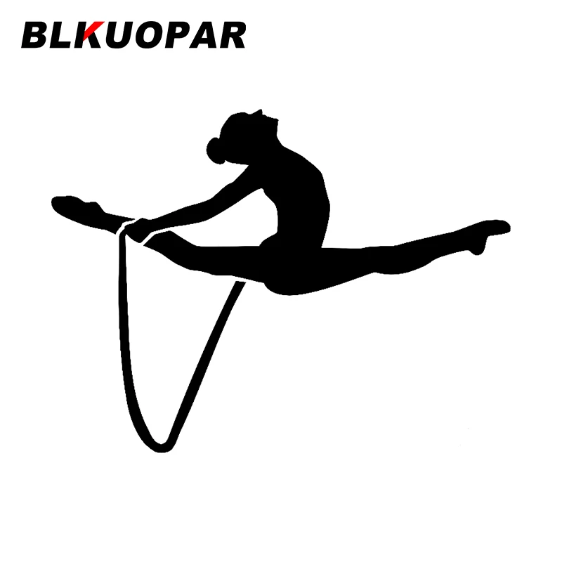 

BLKUOPAR For Gymnastics Rope Car Sticker Funny Waterproof Decal Occlusion Scratch Windshield Motorcycle Surfboard Decoration